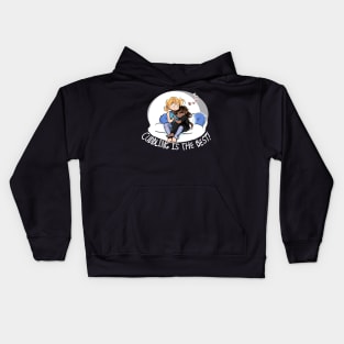 CUDDLING IS THE BEST! Kids Hoodie